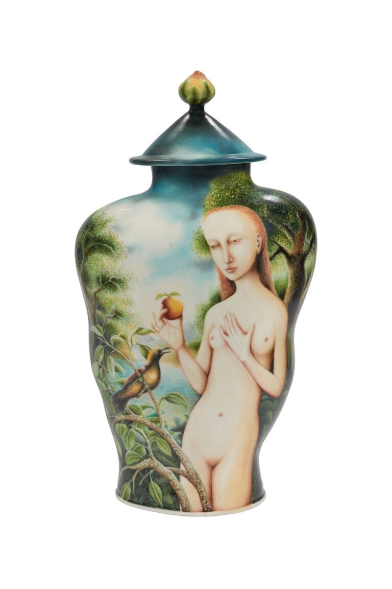 nude woman on a vase