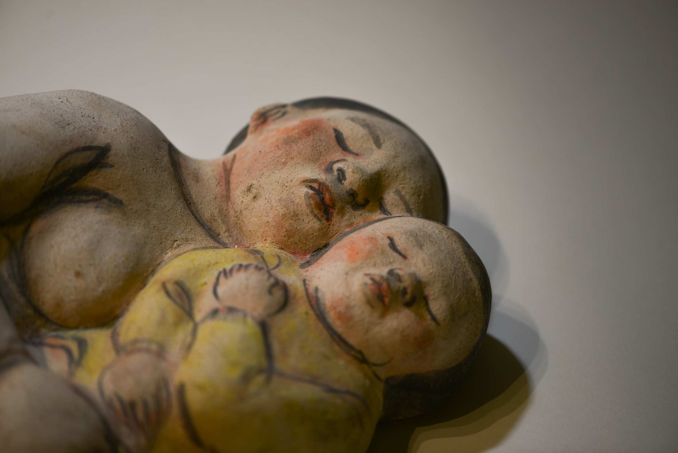 Sculpture of mother and baby from Candice B Groot's Collection