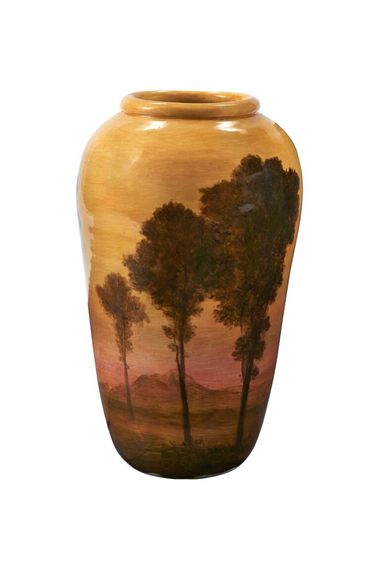 A ceramic vase.